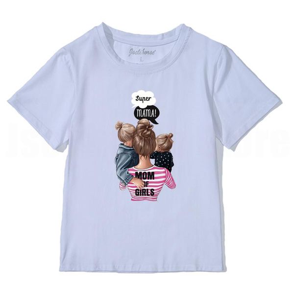 women's t-shirt summer 2021 clothing mom and child printing vintage stylish t-shirts cotton funny tight clothes, White
women's t-shirt summer 2021 clothing mom and child printing vintage stylish t-shirts cotton funny tight clothes, White