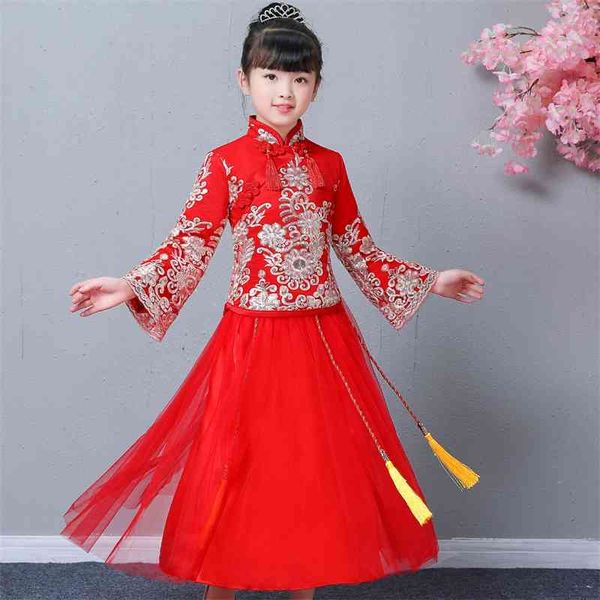 winter new year christmas girl's improved cheongsam skirt with cotton and cashmere set, White;black
winter new year christmas girl's improved cheongsam skirt with cotton and cashmere set, White;black