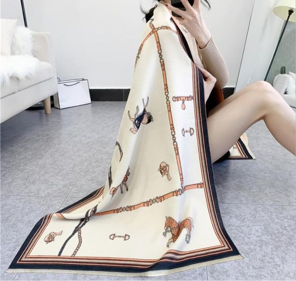 scarves luxury carriage chains winter scarf women cashmere warm pashmina foulard lady thick soft bufanda shawl wrap office, Blue;gray
scarves luxury carriage chains winter scarf women cashmere warm pashmina foulard lady thick soft bufanda shawl wrap office, Blue;gray