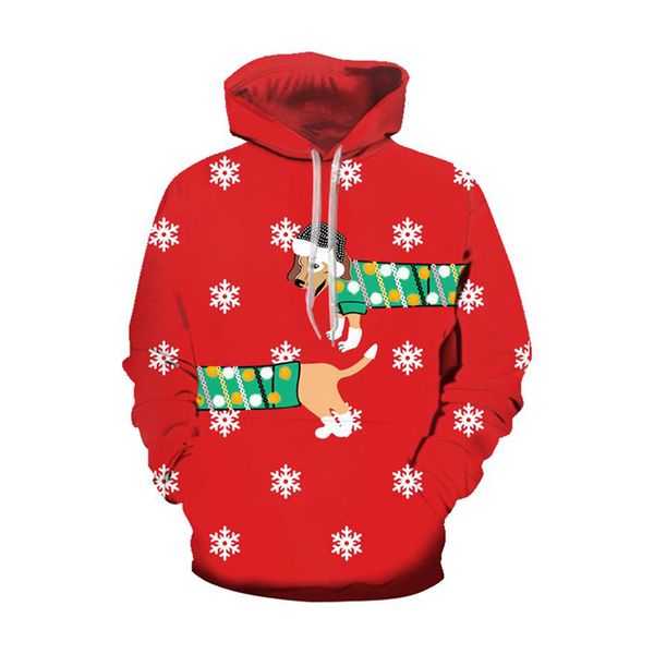 christmas puppy 3d pattern hoodie visual impact party punk gothic round neck sweater hoodie, Black
christmas puppy 3d pattern hoodie visual impact party punk gothic round neck sweater hoodie, Black