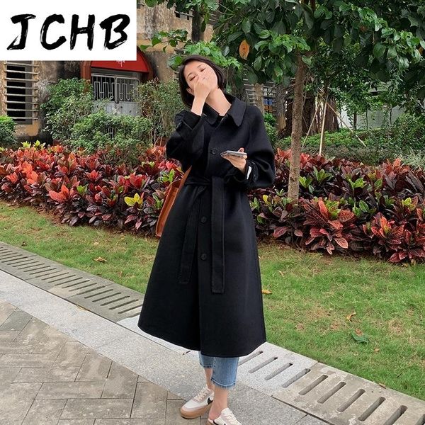 fashion long wool coat women autumn winter woolen female jacket korean women's clothing elegant abrigo mujer pph1742 & blends, Black
fashion long wool coat women autumn winter woolen female jacket korean women's clothing elegant abrigo mujer pph1742 & blends, Black