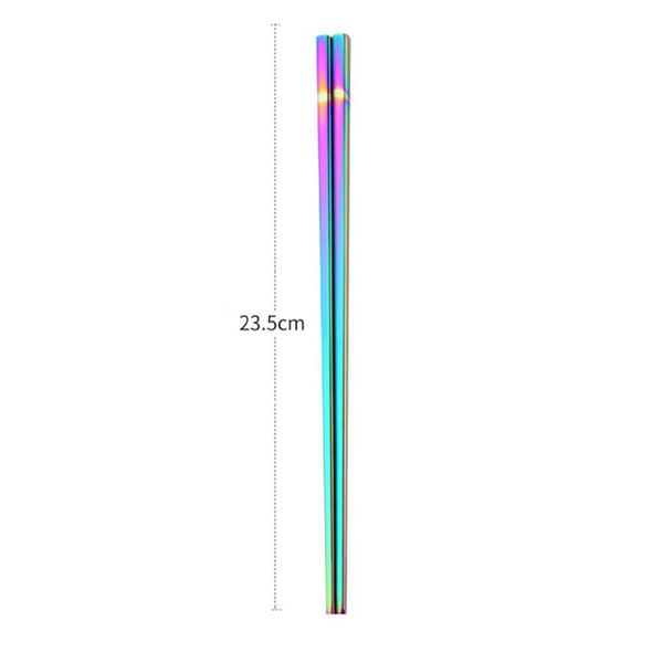 chopsticks 2pcs stainless steel portable reusable polished colorful metal sticks for home party restaurant
chopsticks 2pcs stainless steel portable reusable polished colorful metal sticks for home party restaurant
