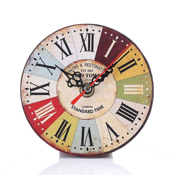 12cm wooden round clock european retro digital dial ornament chic home office cafe decoration battery powered wall clocks
12cm wooden round clock european retro digital dial ornament chic home office cafe decoration battery powered wall clocks