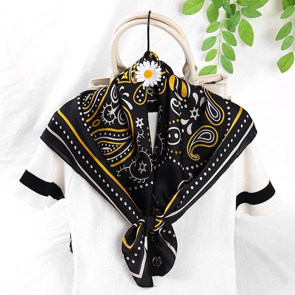2021 new silk scarf women neck hair foulard bandana square small headband hijab print poncho scarves pashmina, Blue;gray
2021 new silk scarf women neck hair foulard bandana square small headband hijab print poncho scarves pashmina, Blue;gray