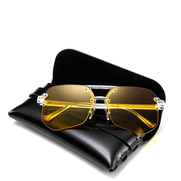 other fashion accessories leather case for sunglasses women men portable glasses magnetic fold-able box eyeglass, Silver
other fashion accessories leather case for sunglasses women men portable glasses magnetic fold-able box eyeglass, Silver