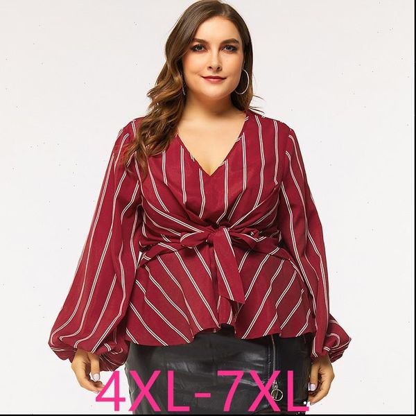 spring womens blouses autumn plus size for women large blouse long sleeve loose casual stripe v neck shirt belt, White
spring womens blouses autumn plus size for women large blouse long sleeve loose casual stripe v neck shirt belt, White