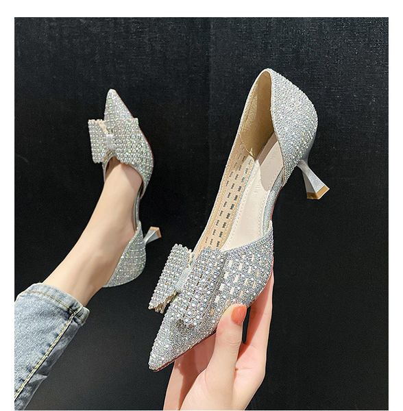 luxury dress shoes j1288-1 high heel's 2021 spring and autumn french fashion bow shallow mouth pointed thin heel sho, Black
luxury dress shoes j1288-1 high heel's 2021 spring and autumn french fashion bow shallow mouth pointed thin heel sho, Black