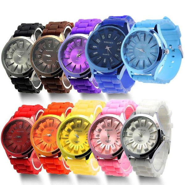 wristwatches gift fashion jelly gel quartz sports wrist watch geneva silicone rubber, Slivery;brown
wristwatches gift fashion jelly gel quartz sports wrist watch geneva silicone rubber, Slivery;brown