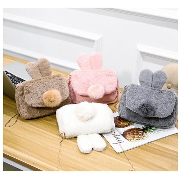 plush ear one shoulder bag sling handbag chain women fashion cartoon wild hair ball purse waist bags
plush ear one shoulder bag sling handbag chain women fashion cartoon wild hair ball purse waist bags