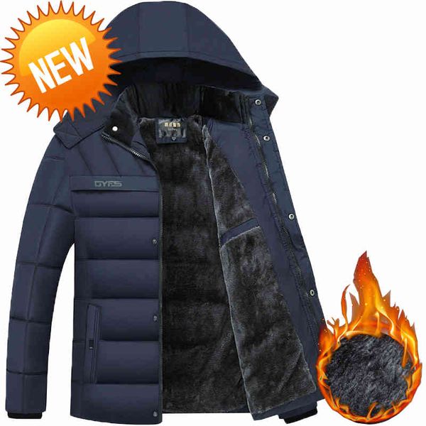 fashion hooded winter coat men thick warm jacket windproof father's gift parka 's thermal cotton for, Black
fashion hooded winter coat men thick warm jacket windproof father's gift parka 's thermal cotton for, Black
