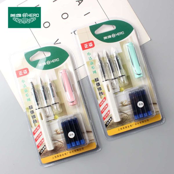 the pen hero 359 upright three head ink bag pen (ef, f, m tip) 359a for primary school students
the pen hero 359 upright three head ink bag pen (ef, f, m tip) 359a for primary school students