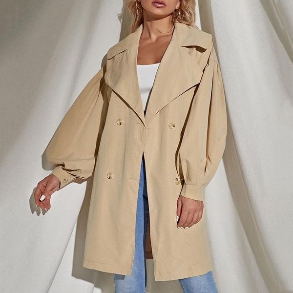 women's trench coats women casual kahaki coat fashion double breasted belted windbreaker autumn female loose retro, Tan;black
women's trench coats women casual kahaki coat fashion double breasted belted windbreaker autumn female loose retro, Tan;black