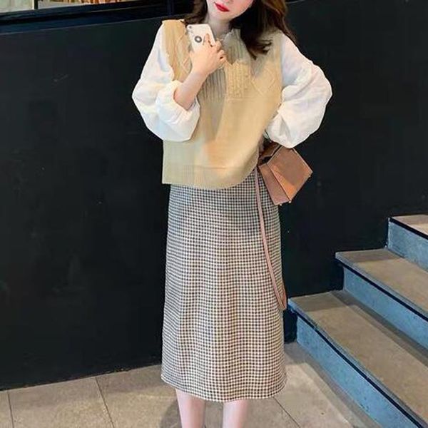 autumn winter korean style plaid slim women skirts fashion bag hip pencil skirt mid length safety lining, Black
autumn winter korean style plaid slim women skirts fashion bag hip pencil skirt mid length safety lining, Black