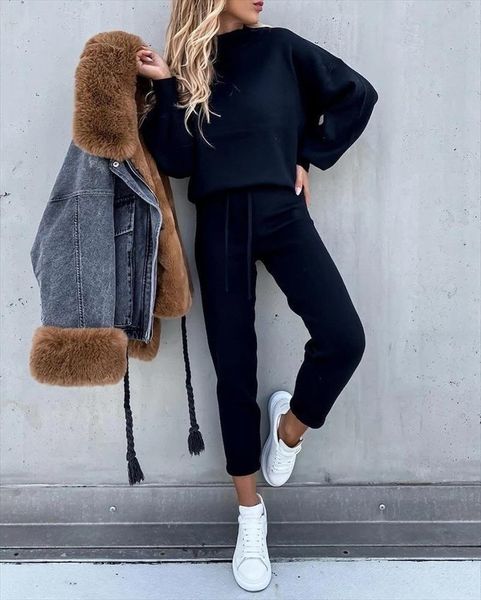autumn two piece set tracksuit womenpant velvet plus oversize sweatshirts chandal mujer invierno casual femme suits pant, White
autumn two piece set tracksuit womenpant velvet plus oversize sweatshirts chandal mujer invierno casual femme suits pant, White