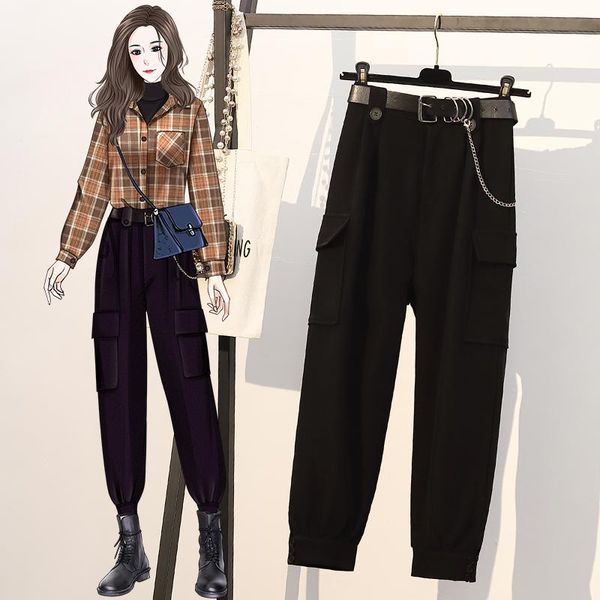 spring clothing 2021 big size women's fat sister fashion personality chain overalls 8738 pants & capris, Black;white
spring clothing 2021 big size women's fat sister fashion personality chain overalls 8738 pants & capris, Black;white