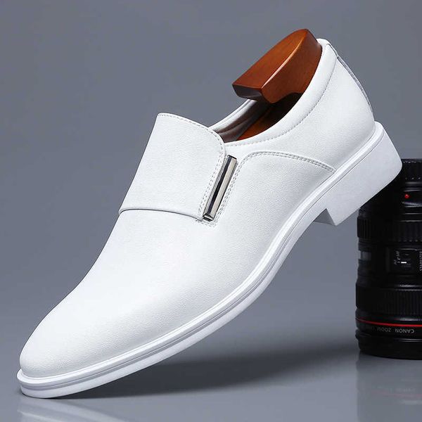 2021 white leather shoes men's summer breathable formal business derby casual british, Black
2021 white leather shoes men's summer breathable formal business derby casual british, Black