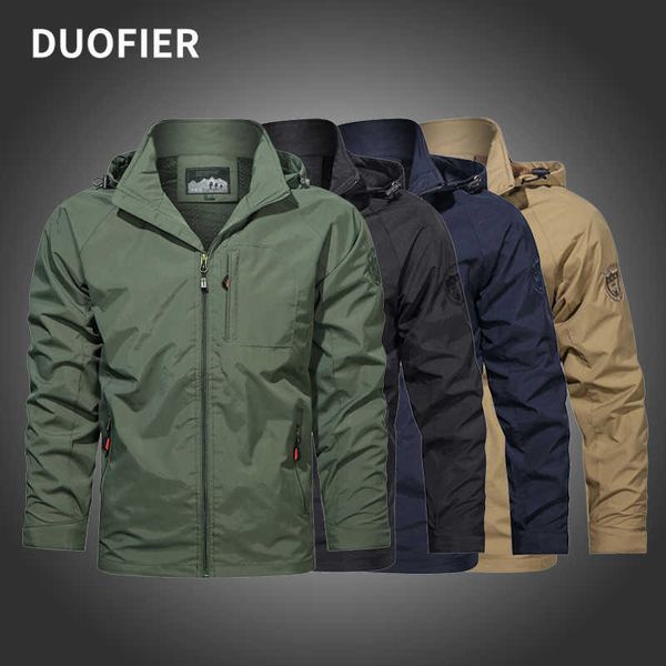 outdoor jacket men's zipper coat hat detachable chaquetas windproof waterproof combat man tactical clothing camping windbreaker 210603, Black;brown
outdoor jacket men's zipper coat hat detachable chaquetas windproof waterproof combat man tactical clothing camping windbreaker 210603, Black;brown
