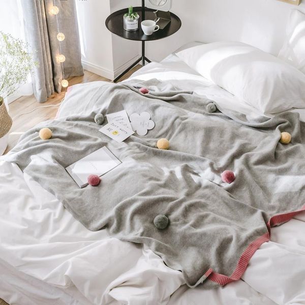 blankets yiruio cute pompoms knitted throw blanket pink edge design cotton grey elegant texture lovely outdoor wearable po
blankets yiruio cute pompoms knitted throw blanket pink edge design cotton grey elegant texture lovely outdoor wearable po