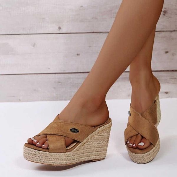 slippers casual women's slingback espadrille platform wedge open toed female shoes women sandals soft stitching ladies, Black
slippers casual women's slingback espadrille platform wedge open toed female shoes women sandals soft stitching ladies, Black