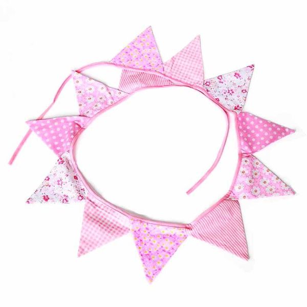 party decoration 2.7m cotton fabric bunting pennant 12 flags cloth banner garland for wedding birthday home tent accessories
party decoration 2.7m cotton fabric bunting pennant 12 flags cloth banner garland for wedding birthday home tent accessories