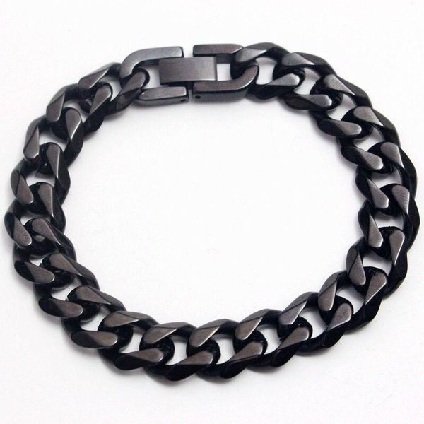 link, chain hip hop simple black trend bracelet men fashion charm's casual party accessories
link, chain hip hop simple black trend bracelet men fashion charm's casual party accessories