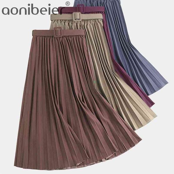 aonibeier fashion women's high waist pleated solid color length elastic promotions lady black pink party casual skirts 210412
aonibeier fashion women's high waist pleated solid color length elastic promotions lady black pink party casual skirts 210412