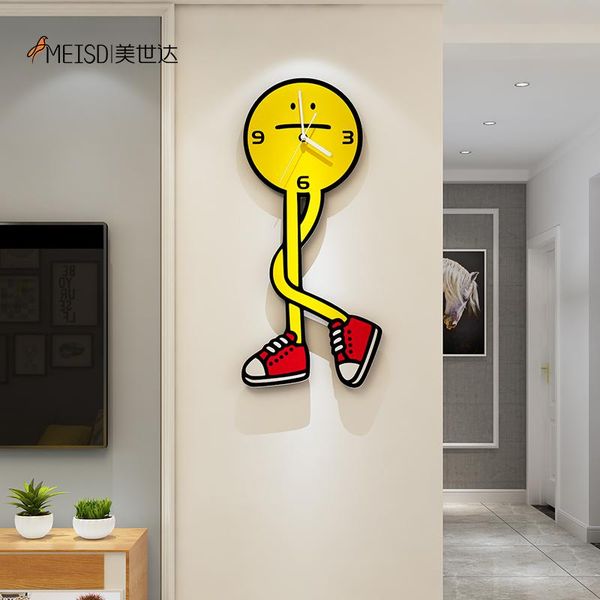 cartoon decorative watch acrylic wall art poster home decor quartz silent fashion trend room horloge yellow clocks
cartoon decorative watch acrylic wall art poster home decor quartz silent fashion trend room horloge yellow clocks