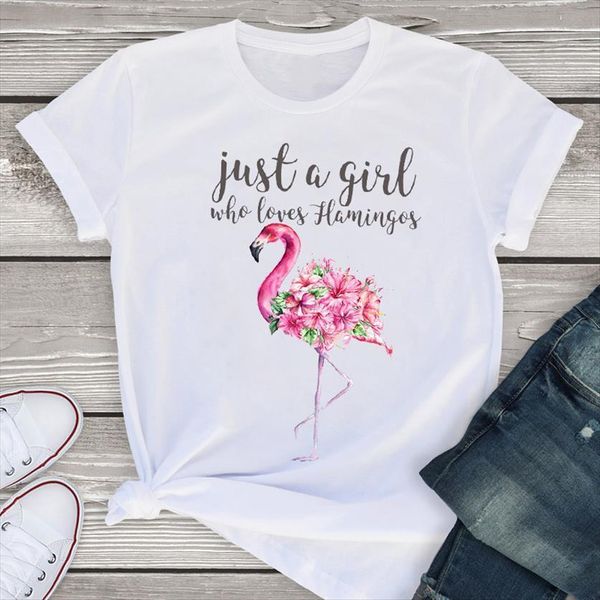 graphic short sleeve summer floral women cartoon flamingo beach tees clothing female t womens, White
graphic short sleeve summer floral women cartoon flamingo beach tees clothing female t womens, White