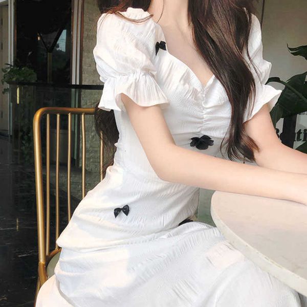 casual dresses korean white elegant women short sleeve slim kawaii party evening for female office lady summer c7dn, Black;gray
casual dresses korean white elegant women short sleeve slim kawaii party evening for female office lady summer c7dn, Black;gray