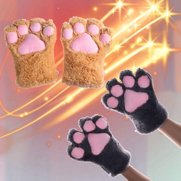 disposable gloves 1 pair fashion cute plush cat kitten claw anime cosplay halloween party costume
disposable gloves 1 pair fashion cute plush cat kitten claw anime cosplay halloween party costume