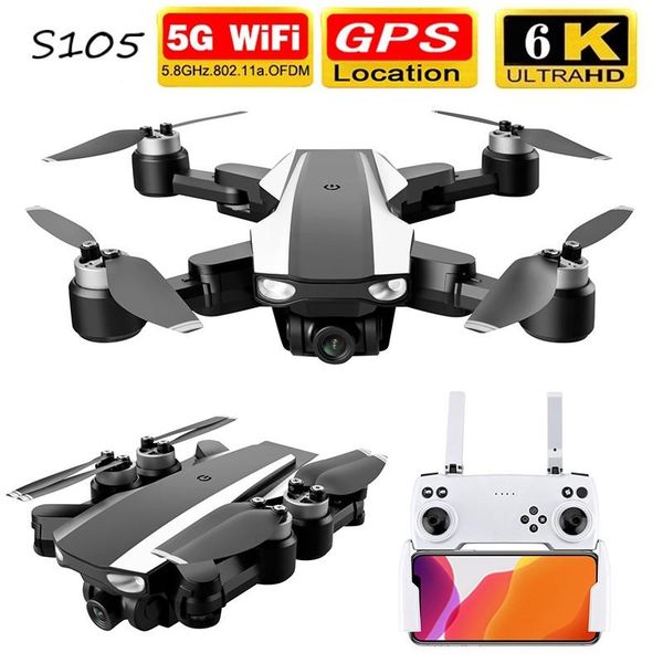 drones drone s105 gps 5g wifi professional 6k hd double camera brushless motor stabilier distance 1.2km flight 30 min rc dron to
drones drone s105 gps 5g wifi professional 6k hd double camera brushless motor stabilier distance 1.2km flight 30 min rc dron to
