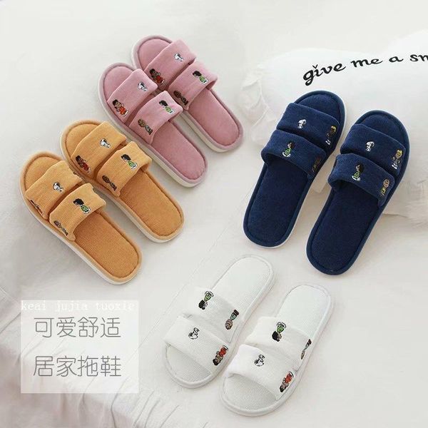 slippers cartoon women indoor cute corduroy open toe woman white blue plush shoes home house non-slip, Black
slippers cartoon women indoor cute corduroy open toe woman white blue plush shoes home house non-slip, Black