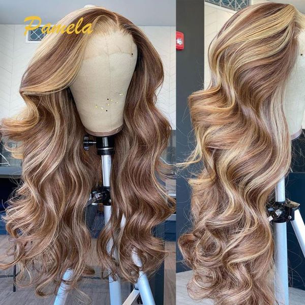lace wigs colored human hair 30 inch front wig highlight body wave for women pre plucked t part, Black;brown
lace wigs colored human hair 30 inch front wig highlight body wave for women pre plucked t part, Black;brown