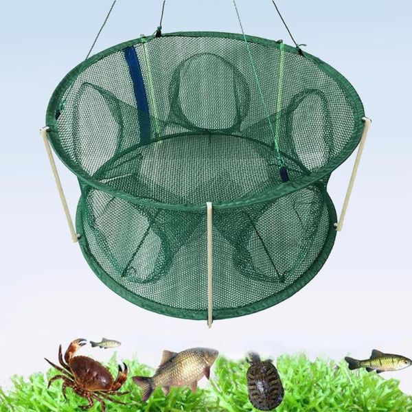 foldable monofilament fish 3/5 upgrade holes automatic cage fishing green hand throw net clear gill trap accessories
foldable monofilament fish 3/5 upgrade holes automatic cage fishing green hand throw net clear gill trap accessories