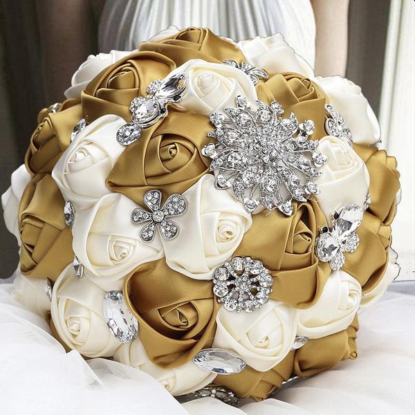 1pc/lot sliver brooch diamond bridal wedding bouquets crystal silk flowers de noiva factory custom decorative & wreaths
1pc/lot sliver brooch diamond bridal wedding bouquets crystal silk flowers de noiva factory custom decorative & wreaths