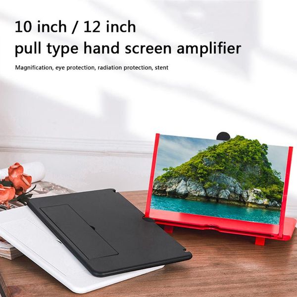 10/12 inch phone screen projector portable travel desk3d video movie magnifying glass support bracket stand cell mounts & hold holders
10/12 inch phone screen projector portable travel desk3d video movie magnifying glass support bracket stand cell mounts & hold holders