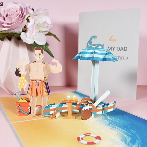 greeting cards 10pcs father's day card birthday 3d -up with envelope thanksgiving for daddy grandpa from son & daughter
greeting cards 10pcs father's day card birthday 3d -up with envelope thanksgiving for daddy grandpa from son & daughter