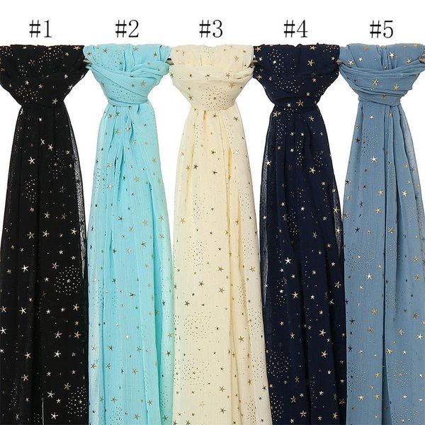 scarves 10 colors fashion bubble chiffon instant hijab women lovely bronze star shawl wrap pashmina stole bufandas muslim snood 180*70cm, Blue;gray
scarves 10 colors fashion bubble chiffon instant hijab women lovely bronze star shawl wrap pashmina stole bufandas muslim snood 180*70cm, Blue;gray