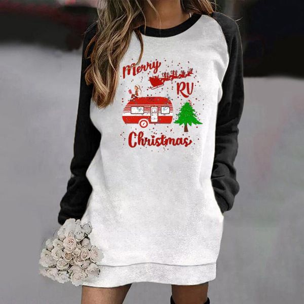 casual dresses 40# christmas flounced shirt ladies contrast color long sleeve loose letter print mini dress pocket splice o-neck, Black;gray
casual dresses 40# christmas flounced shirt ladies contrast color long sleeve loose letter print mini dress pocket splice o-neck, Black;gray
