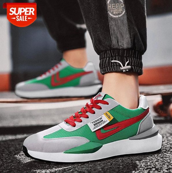 men's shoes, mesh laces, casual color matching, breathable sports korean version #3g81 
men's shoes, mesh laces, casual color matching, breathable sports korean version #3g81