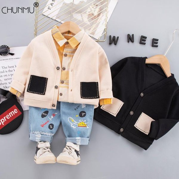 clothing sets autumn winter baby girls clothes children knitted coat cardigan + plaid t-shirt pants 3pcs toddler boys costume kids outfit, White
clothing sets autumn winter baby girls clothes children knitted coat cardigan + plaid t-shirt pants 3pcs toddler boys costume kids outfit, White