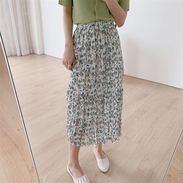 chiffon summer a-line printed all match stylish streetwear sweet high waist korean women's floral skirts 210421, Black
chiffon summer a-line printed all match stylish streetwear sweet high waist korean women's floral skirts 210421, Black
