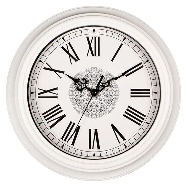 wall clocks 12-inch silent non-ticking round clocks, decorative vintage style roman numeral clock home kitchen/living room/ bedroom (wh
wall clocks 12-inch silent non-ticking round clocks, decorative vintage style roman numeral clock home kitchen/living room/ bedroom (wh