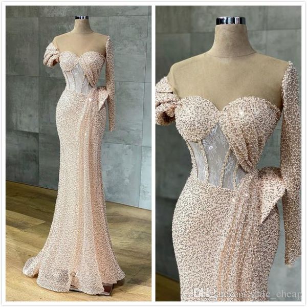 aso ebi 2021 arabic champagne sparkly evening dresses mermaid sequined prom dress rose gold formal party second reception gowns, Black
aso ebi 2021 arabic champagne sparkly evening dresses mermaid sequined prom dress rose gold formal party second reception gowns, Black