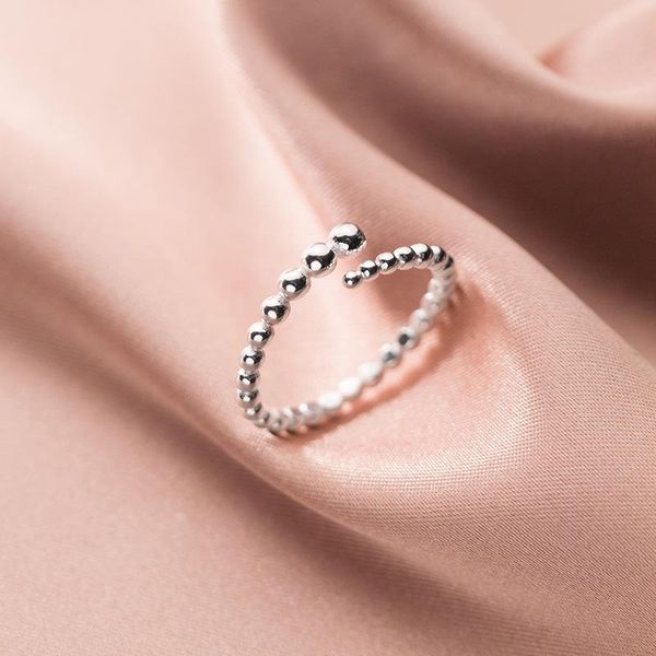 cluster rings 925 sterling silver personality fashion bead link ring size opening adjustable 6 7 8 for women girls children jewelry gift, Golden;silver
cluster rings 925 sterling silver personality fashion bead link ring size opening adjustable 6 7 8 for women girls children jewelry gift, Golden;silver