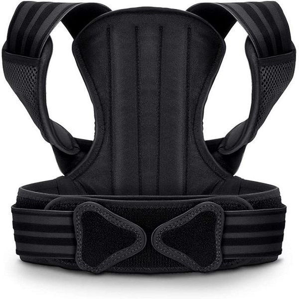 adjustable shoulder strap brace back male and female spine support posture trainer help relieve pain yoga outfit
adjustable shoulder strap brace back male and female spine support posture trainer help relieve pain yoga outfit