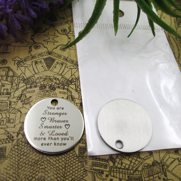 40pcs--stainless steel charms"you are stronger braver smarter & loved more than you'll ever know" more style choosing diy pen, Bronze;silver
40pcs--stainless steel charms"you are stronger braver smarter & loved more than you'll ever know" more style choosing diy pen, Bronze;silver