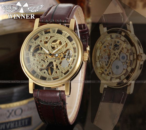 men's mechanical watch sier manual hollow men's and women's fashion business gift table, Slivery;brown
men's mechanical watch sier manual hollow men's and women's fashion business gift table, Slivery;brown