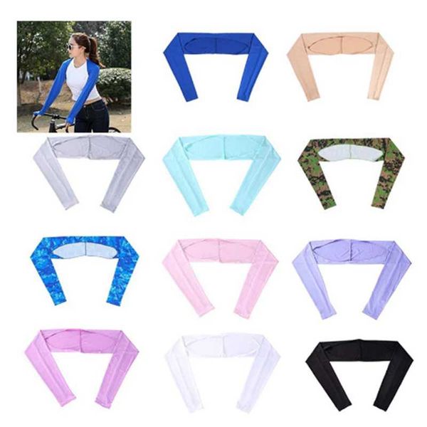cooling shawl arm sleeve non-slip and breathable ice silk warmers uv-resistant for running cycling hiking golf elbow & knee pads, Black;gray
cooling shawl arm sleeve non-slip and breathable ice silk warmers uv-resistant for running cycling hiking golf elbow & knee pads, Black;gray