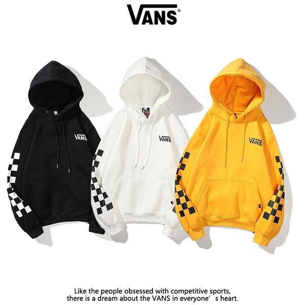 2021 autumn and winter tide br vance overseas checkerboard printed string plush men's women's sports loose ins sweater, Black
2021 autumn and winter tide br vance overseas checkerboard printed string plush men's women's sports loose ins sweater, Black